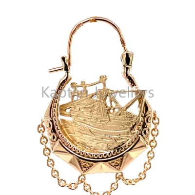 Nautische en Visserijsieraden Oorbellen c18.ss.3xl