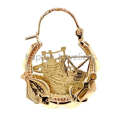 Nautische en Visserijsieraden Oorbellen c20.ss.1.17