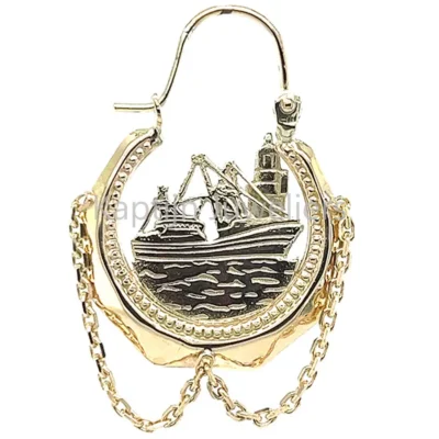 Nautische en Visserijsieraden Oorbellen c20.zij.3.4