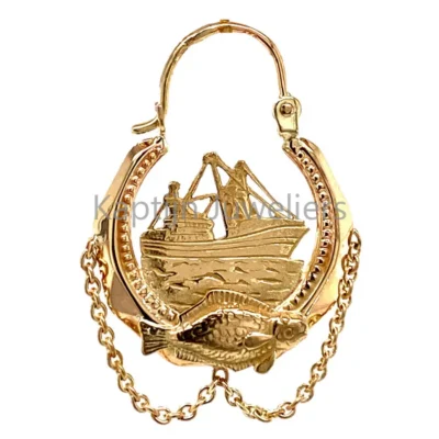 Nautische en Visserijsieraden Oorbellen c20.zij.3.5