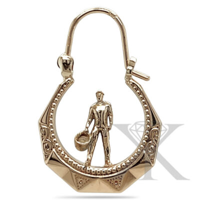 Nautische en Visserijsieraden Oorbellen c18.mossm3dp12